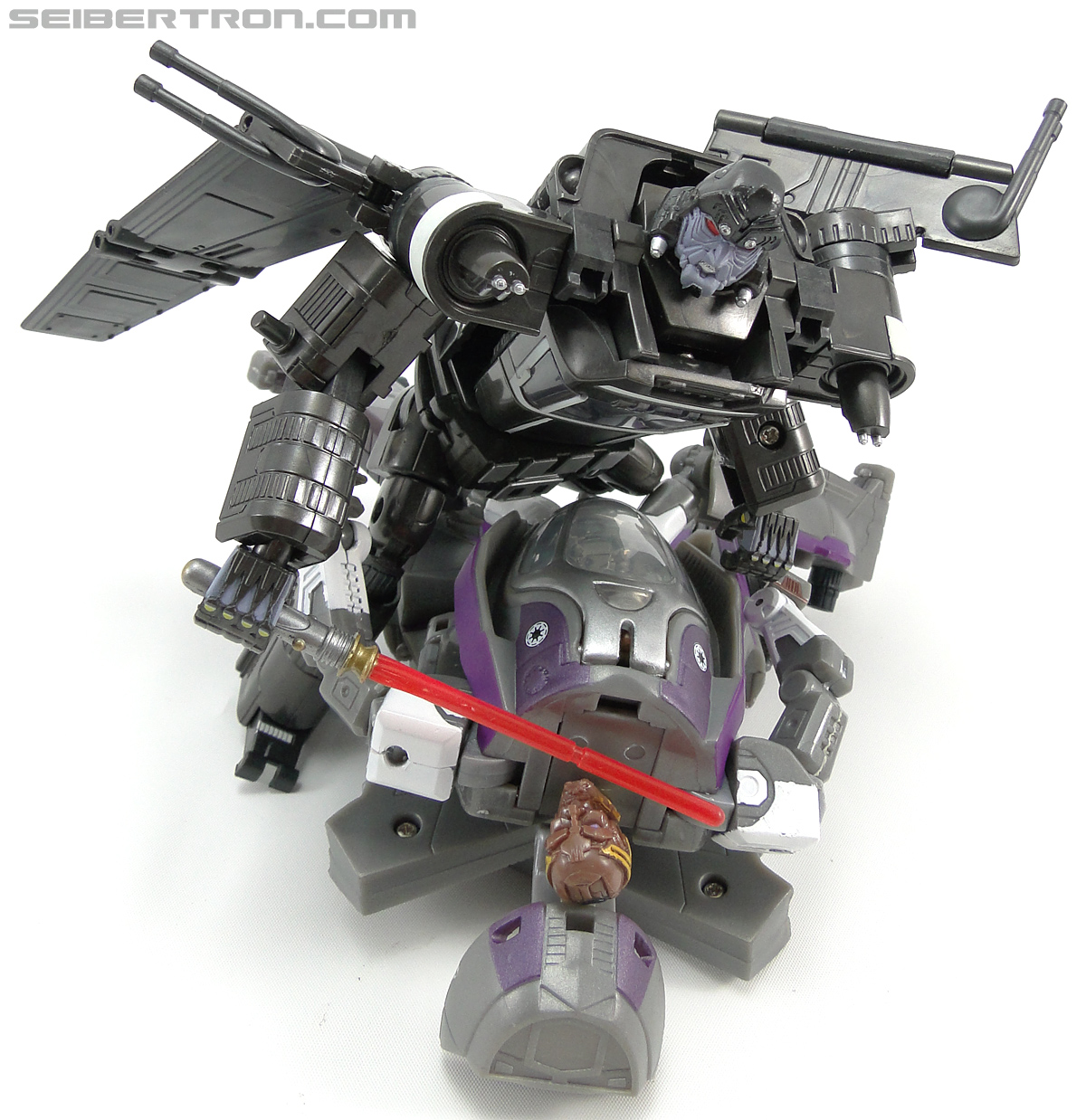 Star Wars Transformers Emperor Palpatine (Imperial Shuttle) black repaint (Image #130 of 146)