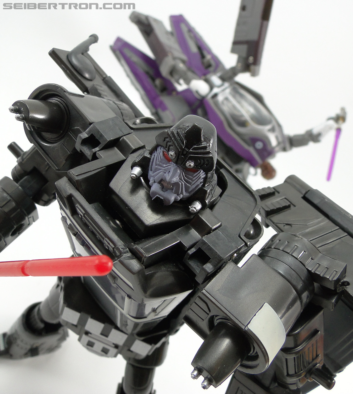 Star Wars Transformers Emperor Palpatine (Imperial Shuttle) black repaint (Image #137 of 146)
