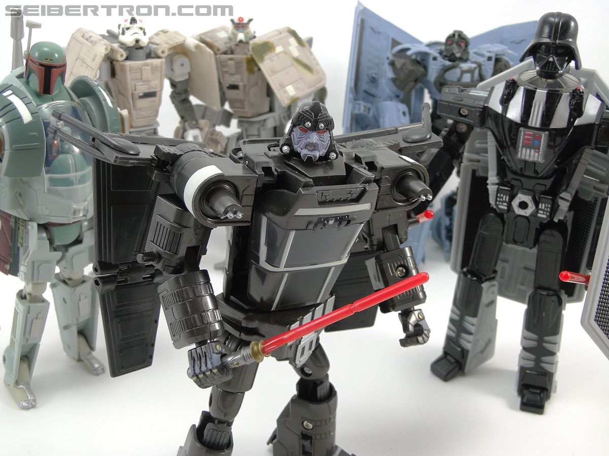Star Wars Transformers Emperor Palpatine (Imperial Shuttle) black repaint (Image #145 of 146)