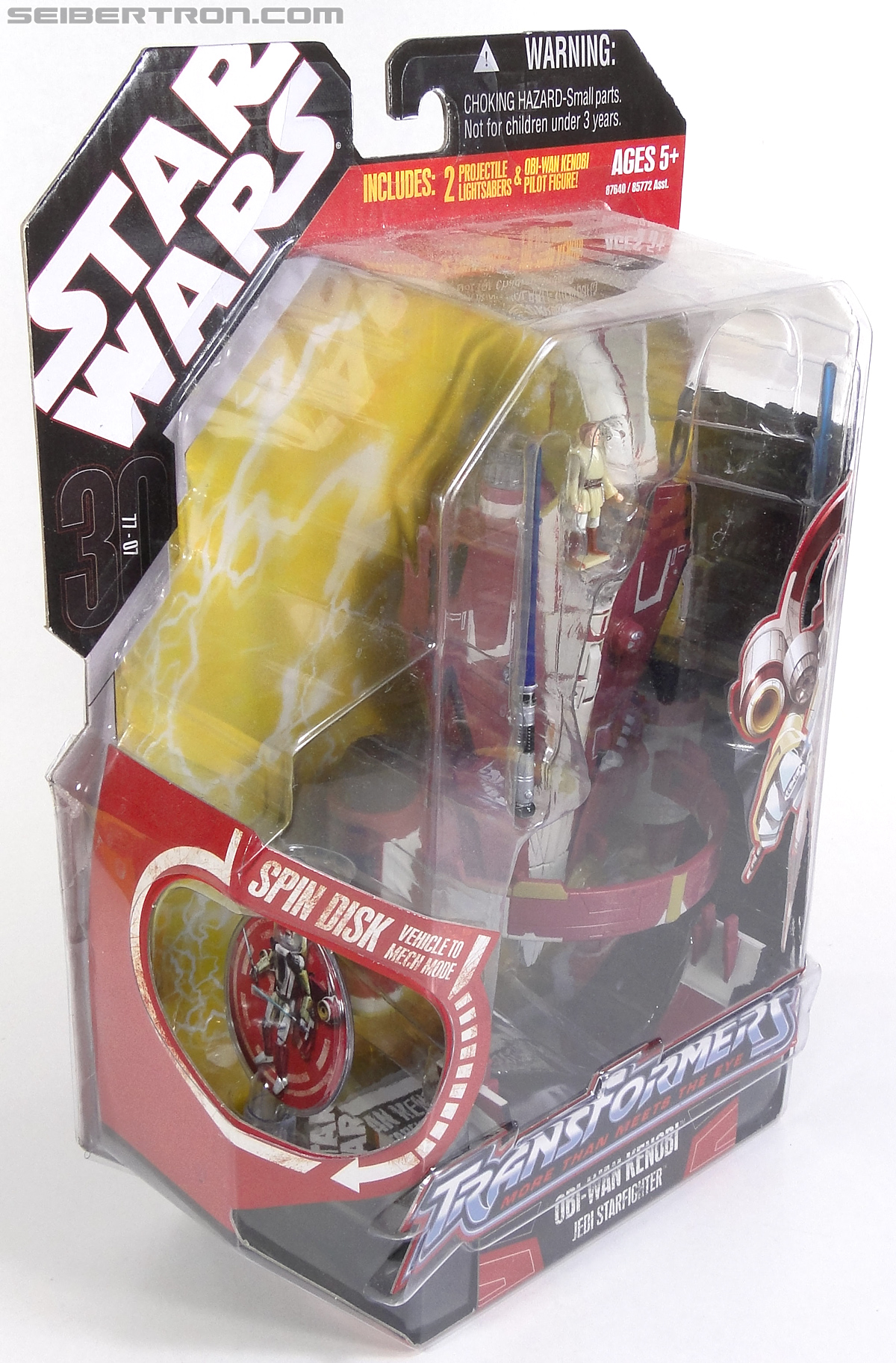 Star Wars Transformers Obi-Wan Kenobi (Jedi Starfighter with Hyperspace Docking Ring) (Image #6 of 149)