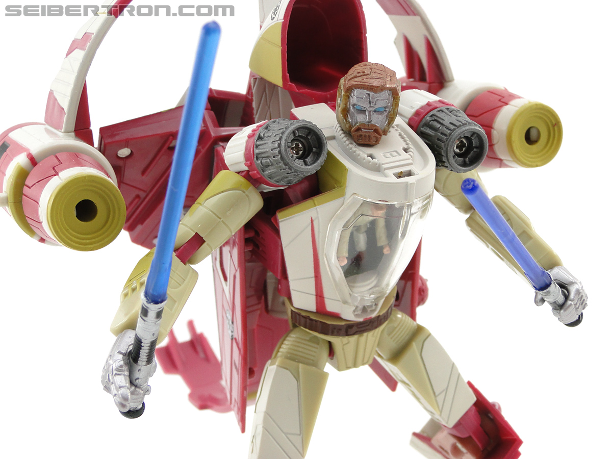Star Wars Transformers Obi-Wan Kenobi (Jedi Starfighter with Hyperspace Docking Ring) (Image #108 of 149)