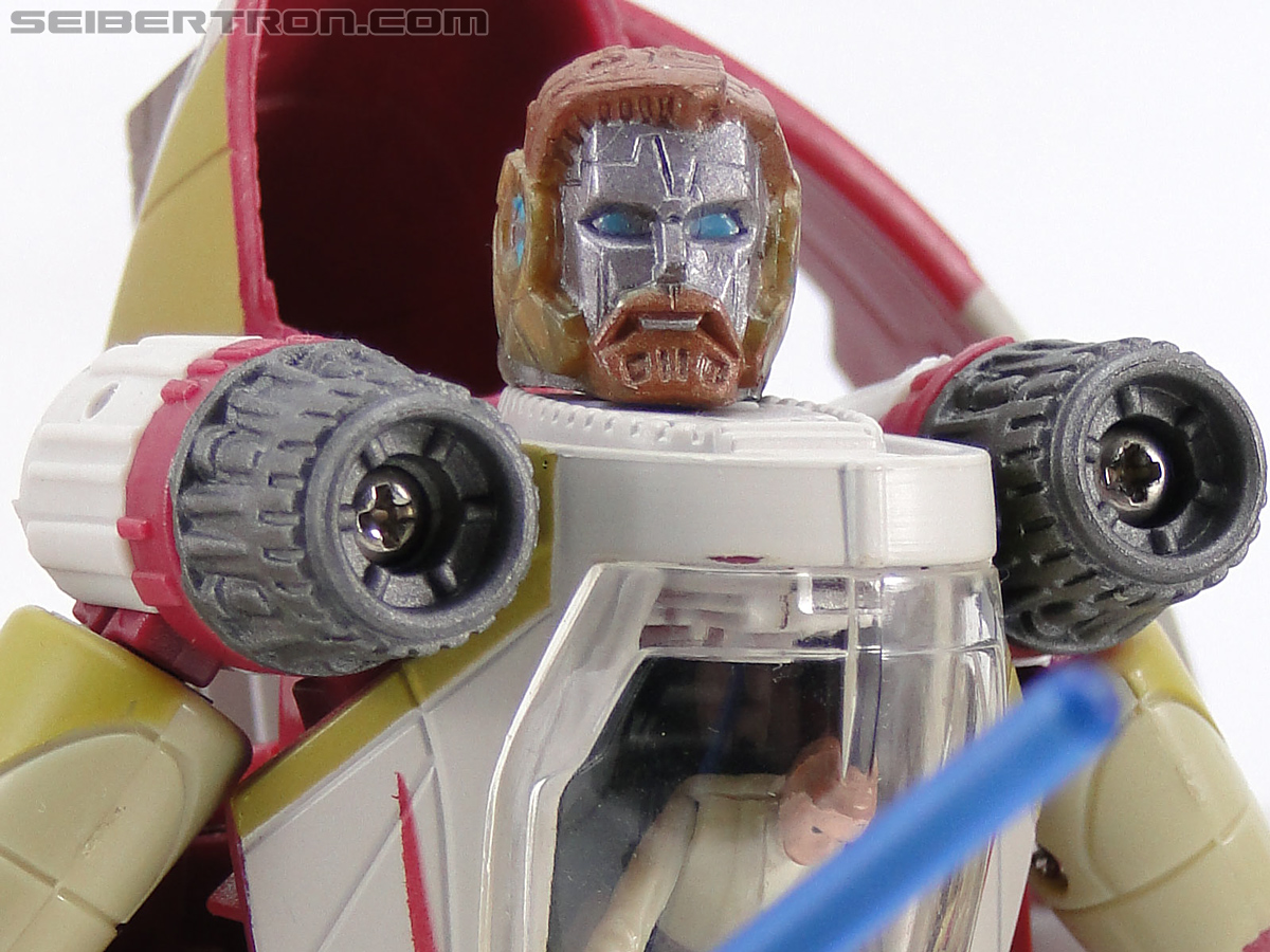 Star Wars Transformers Obi-Wan Kenobi (Jedi Starfighter with Hyperspace Docking Ring) (Image #130 of 149)