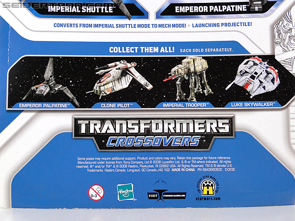 Star Wars Transformers Emperor Palpatine (Imperial Shuttle) black repaint (Image #10 of 146)
