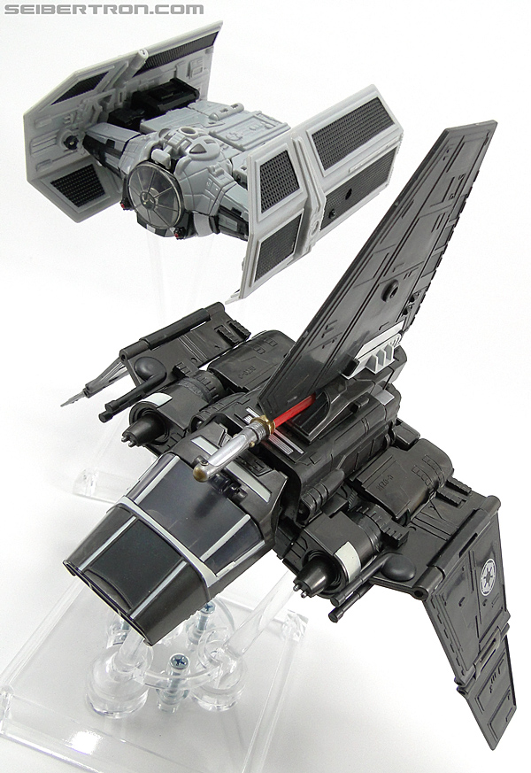 Star Wars Transformers Emperor Palpatine (Imperial Shuttle) black repaint (Image #43 of 146)