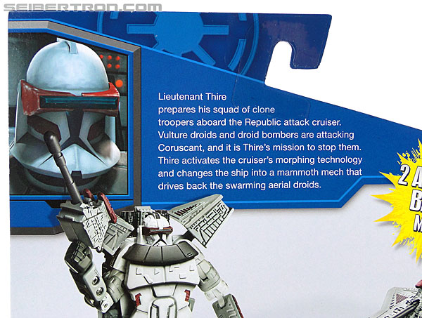 Star Wars Transformers Lieutenant Thire (Republic Attack Cruiser) (Image #7 of 76)