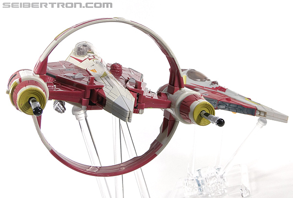 Star Wars Transformers Obi-Wan Kenobi (Jedi Starfighter with Hyperspace Docking Ring) (Image #38 of 149)