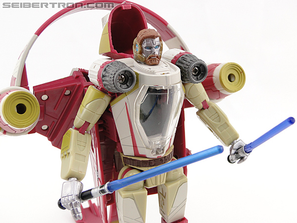 Star Wars Transformers Obi-Wan Kenobi (Jedi Starfighter with Hyperspace Docking Ring) (Image #77 of 149)