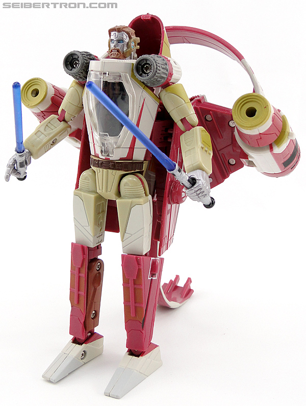 Star Wars Transformers Obi-Wan Kenobi (Jedi Starfighter with Hyperspace Docking Ring) (Image #83 of 149)