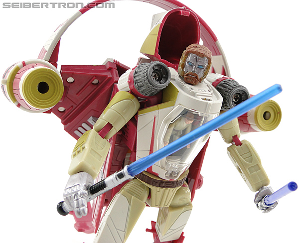 Star Wars Transformers Obi-Wan Kenobi (Jedi Starfighter with Hyperspace Docking Ring) (Image #99 of 149)