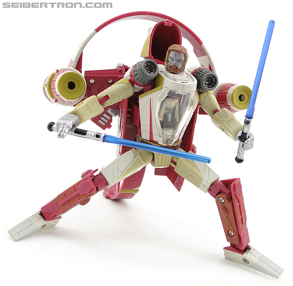 Star Wars Transformers Obi-Wan Kenobi (Jedi Starfighter with Hyperspace Docking Ring) (Image #104 of 149)