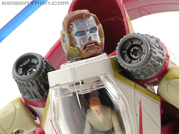 Star Wars Transformers Obi-Wan Kenobi (Jedi Starfighter with Hyperspace Docking Ring) (Image #115 of 149)
