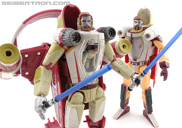 Star Wars Transformers Obi-Wan Kenobi (Jedi Starfighter with Hyperspace Docking Ring) (Image #117 of 149)