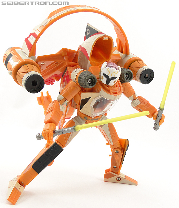 Star Wars Transformers Saesee Tiin (Jedi Starfighter) Toy Gallery ...