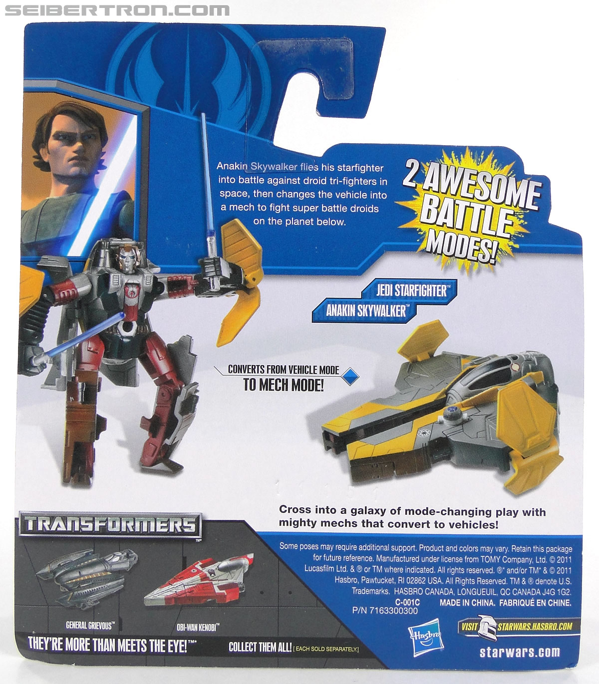 Star Wars Transformers Anakin Skywalker (Jedi Starfighter) (Image #6 of 95)
