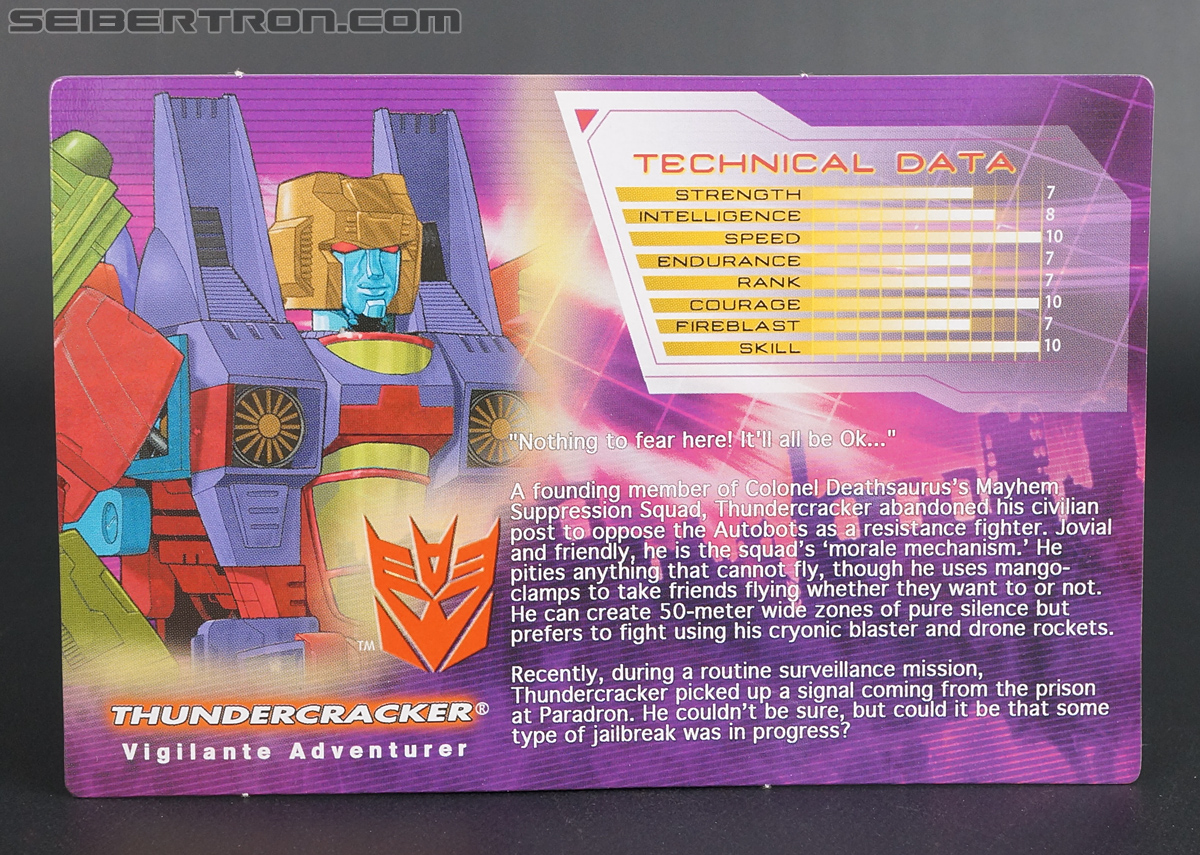 Transformers Convention &amp; Club Exclusives Thundercracker (Shattered Glass) (Image #1 of 165)