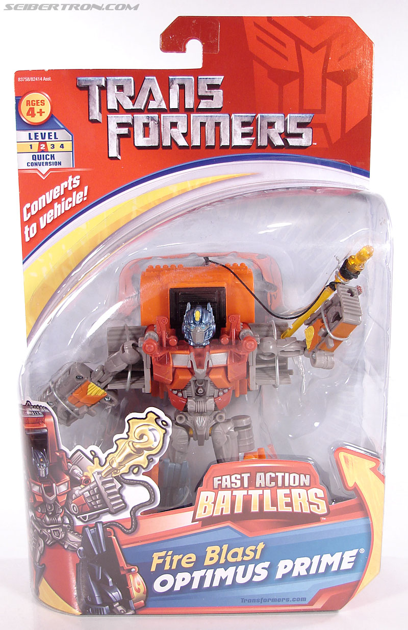 Transformers (2007) Fire Blast Optimus Prime (Image #1 of 80)