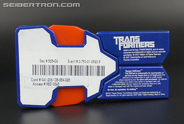 Transformers (2007) Target Gift Card Optimus Prime (Image #9 of 47)