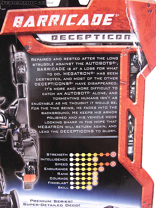 Transformers (2007) Premium Barricade (Image #6 of 108)