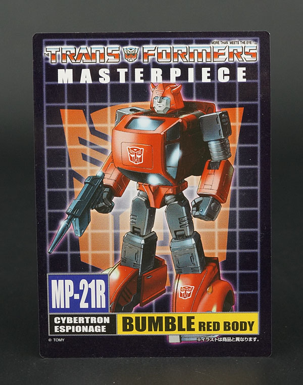 Transformers Masterpiece Bumblebee Red (Bumble Red Body) (Image #18 of 179)