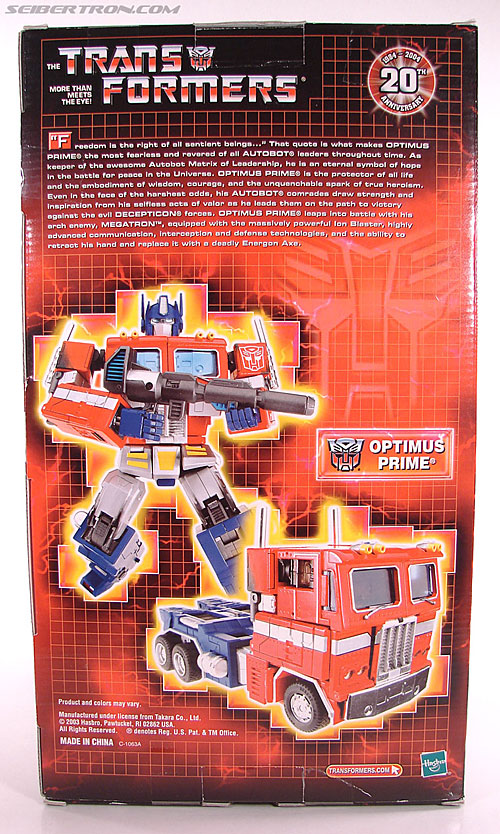 Transformers Masterpiece Optimus Prime (20th Anniversary) (Convoy) (Image #14 of 179)