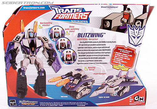 Transformers animated best sale blitzwing toy