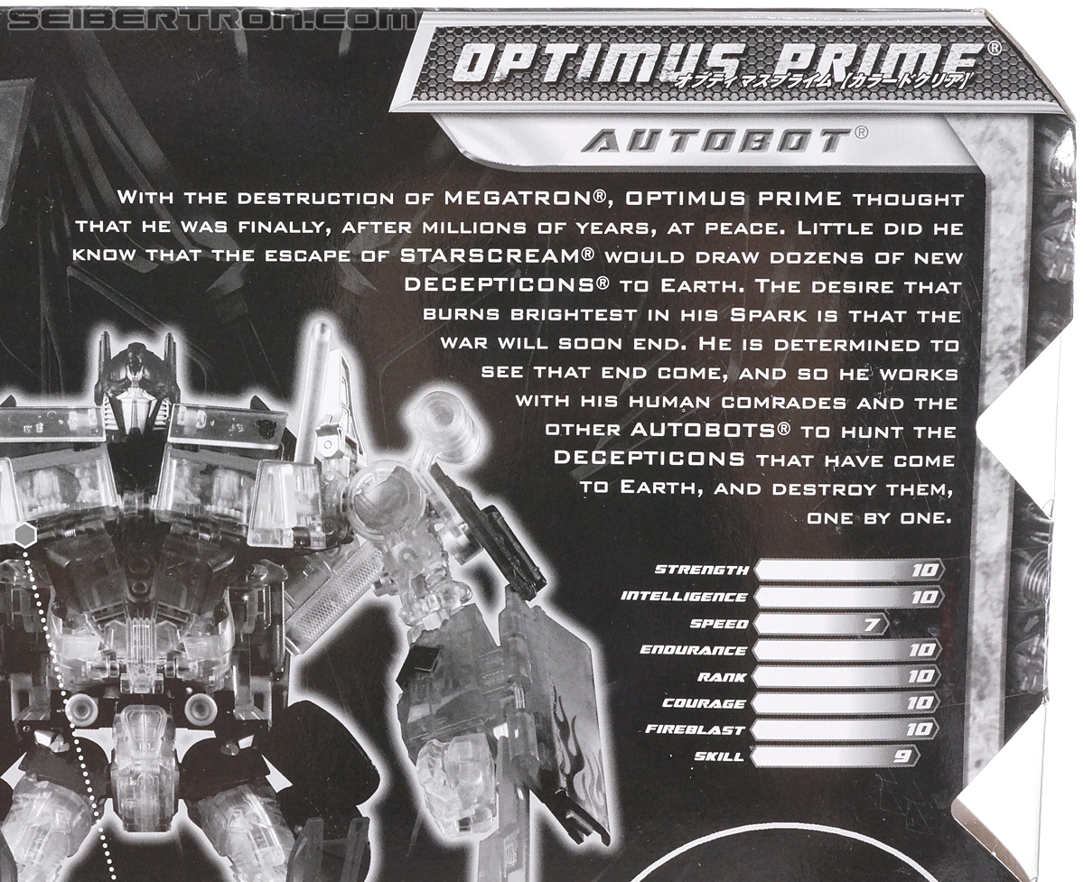 Transformers Revenge of the Fallen Optimus Prime Limited Clear Color Edition (Image #10 of 125)