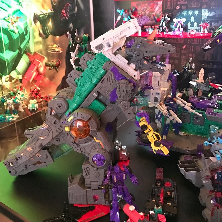 Transformers News: Toy Fair 2017 - Transformers Titans Return Trypticon Diorama Image #TFNY #HasbroToyFair