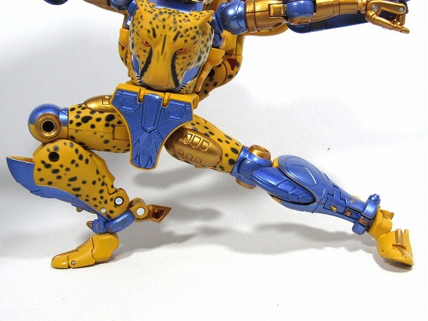 Transformers News: More In-Hand Images of Transformers Masterpiece MP-34 Cheetor, Comparison with MP32 Optimus Primal