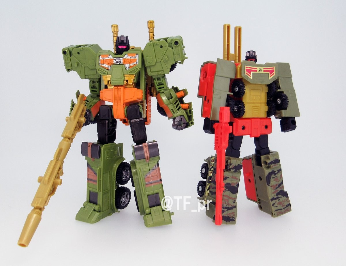 Transformers News: Comparison Images of Takara Transformers Unite Warriors UW-EX Baldigus / Ruination