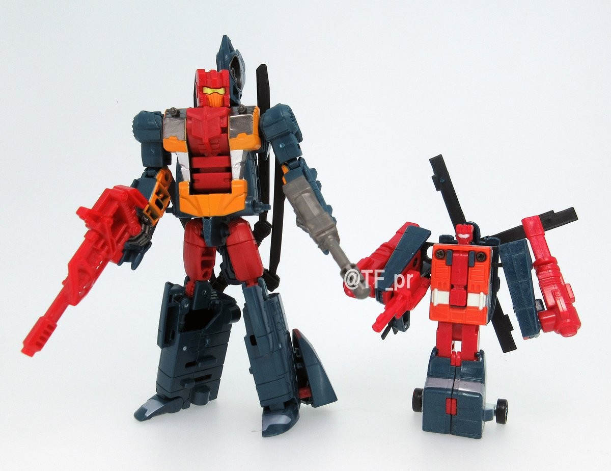 Transformers News: Comparison Images of Takara Transformers Unite Warriors UW-EX Baldigus / Ruination