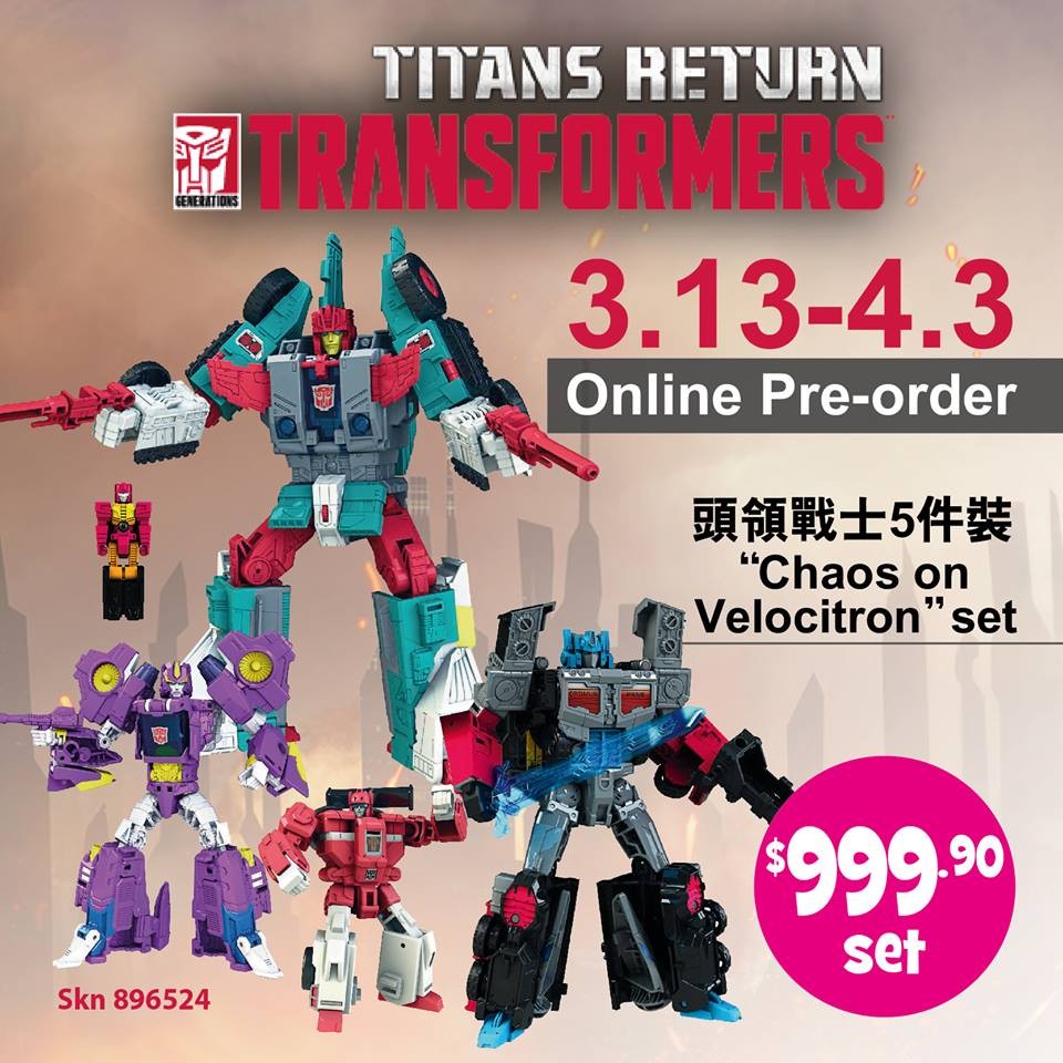 Read Transformers Titans Return Chaos on Velocitron Poster & Instructions 