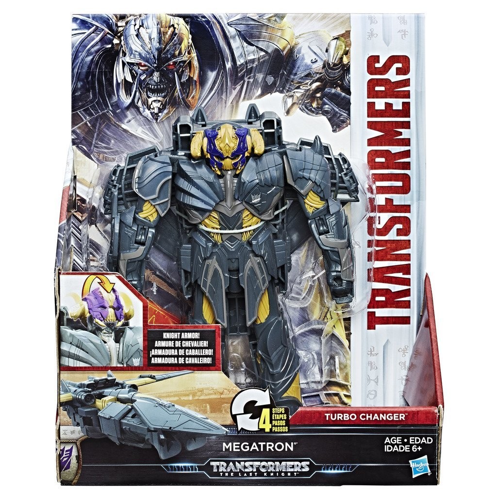 Transformers News: Official Images for Turbo Changer Armor Up Megatron from Transformers: The Last Knight Toyline
