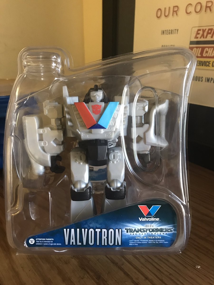 Transformers News: Re: Transformers: The Last Knight Valvoline Promotional Campaign with Exclusive Valvotron Figure