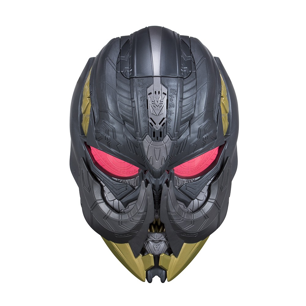 Transformers News: Images and Descriptions of Transformers: The Last Knight Megatron & Bumblebee Masks