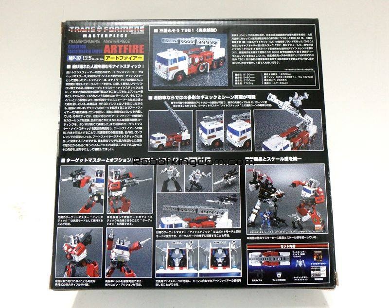 Transformers News: In-Package Images of Takara Tomy Transformers Masterpiece MP-37 Artfire