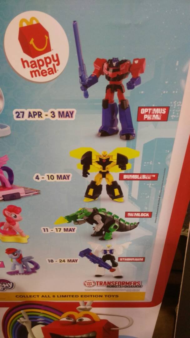Transformers News: Re: New McDonalds Happy Meal Robots in Disguise Toys