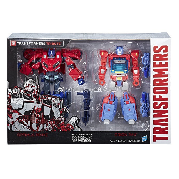 Transformers News: Transformers: Tribute Optimus Prime Orion Pax Evolution Pack Revealed