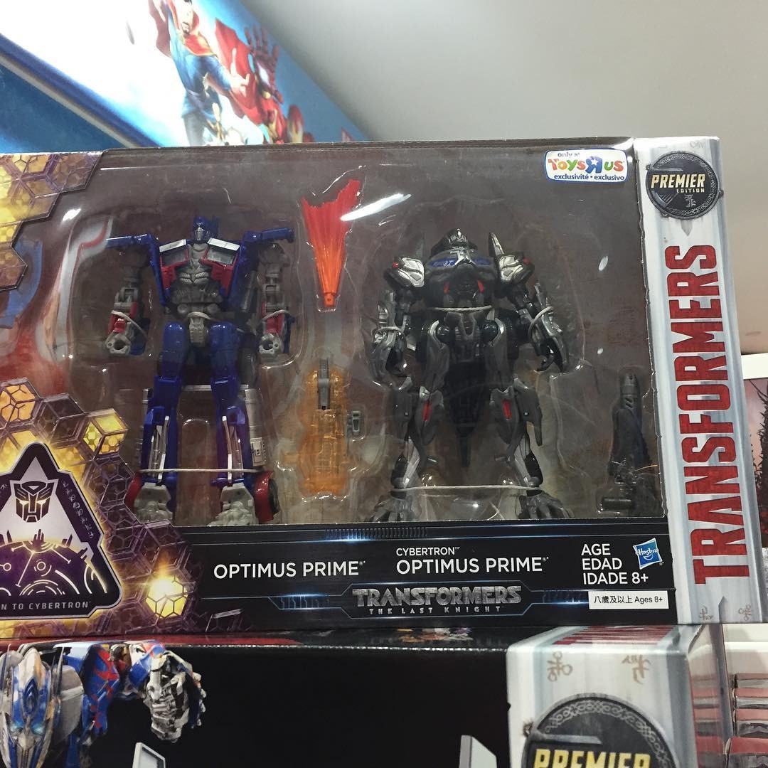 Transformers News: Mission to Cybertron Transformers: The Last Knight Optimus Two-Pack Sighted at Singapore Retail