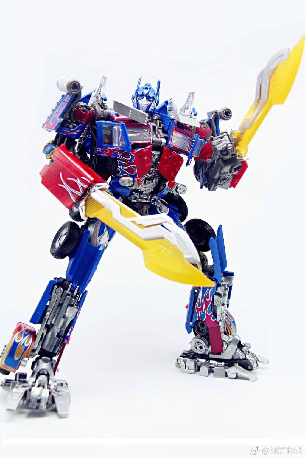 Transformers News: In-Hand Images of Transformers Movie Masterpiece Optimus Prime