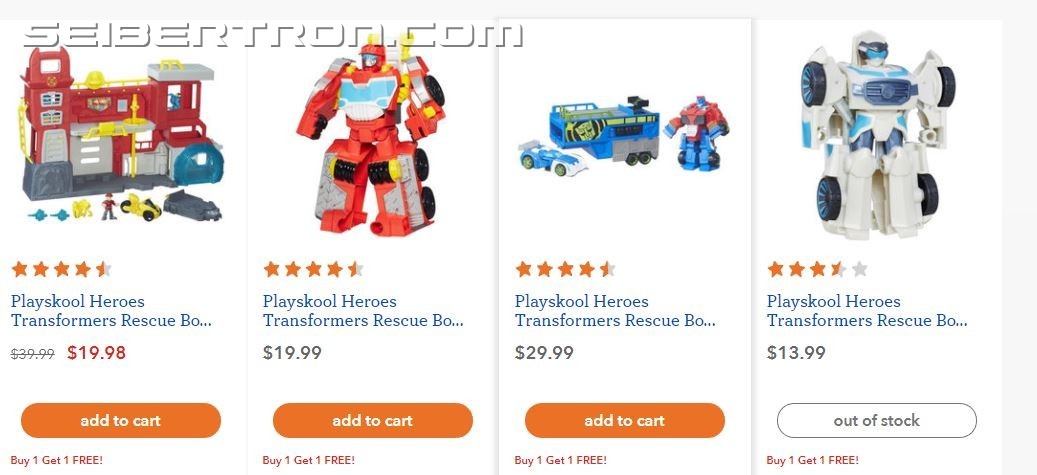 Transformers News: BOGO Free Deal at Toysrus for all Transformers: Rescue Bots Toys