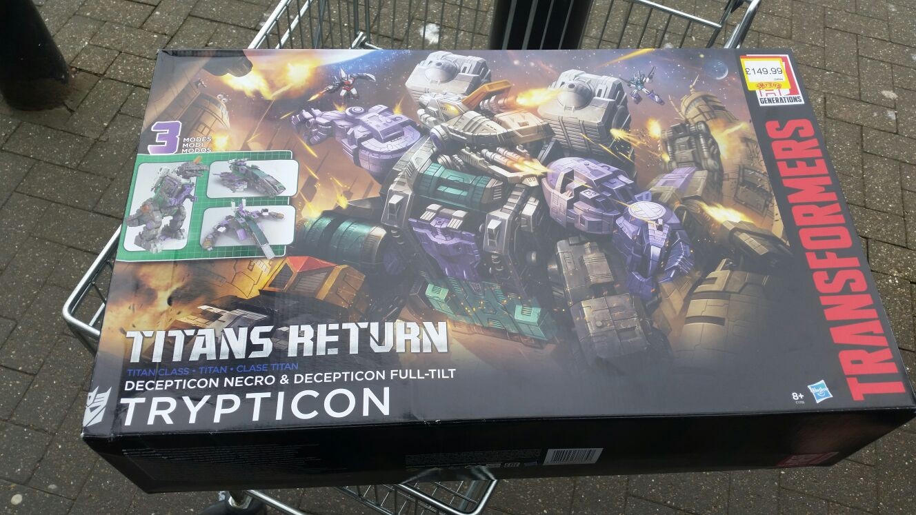 Transformers News: Transformers Titans Return Trypticon Sighted at UK Retail