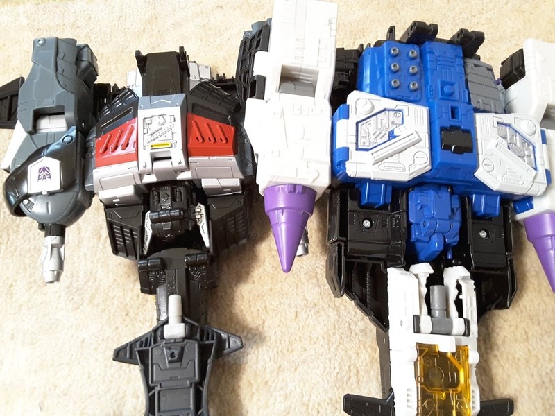 Transformers News: Comparison Images for Transformers Titans Return Overlord and Sky Shadow