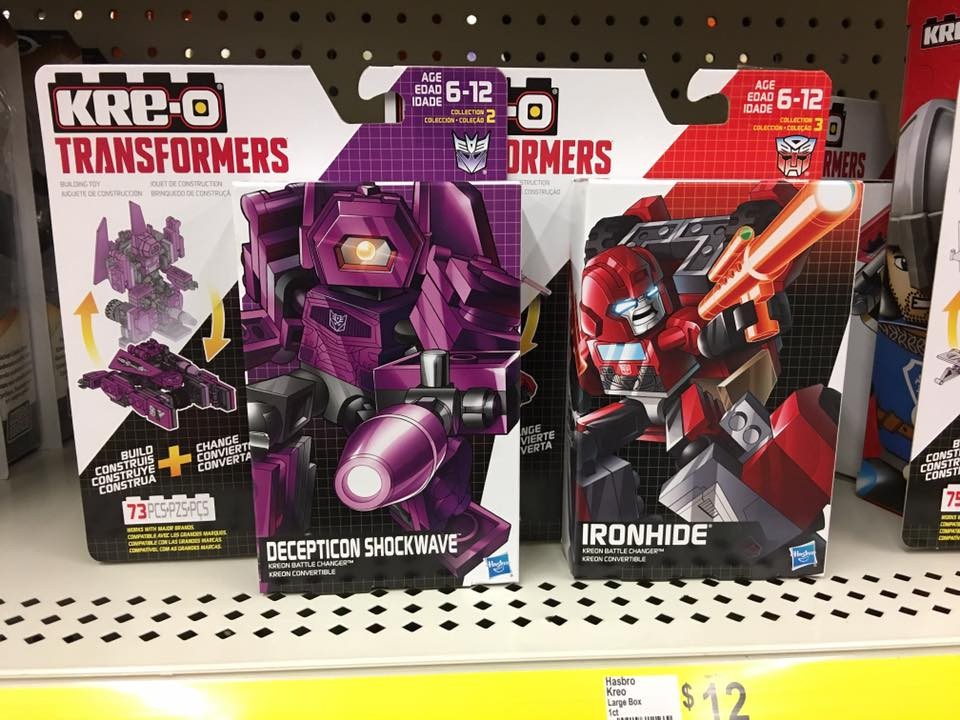 Transformers News: Previously Unreleased Kre-O Battle Changers Megatron and Ironhide Sighted at US Retail