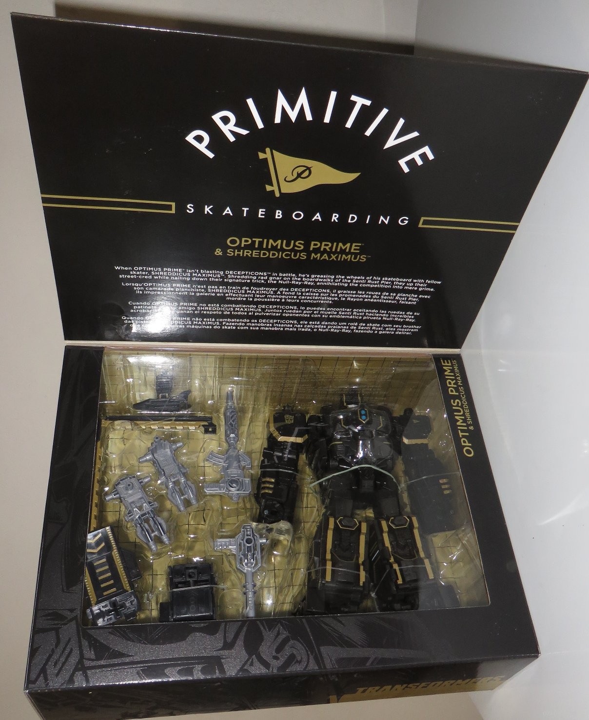 Transformers News: Pictorial Review of Primitive Skateboarding x Transformers Optimus Prime and Shreddicus Maximus