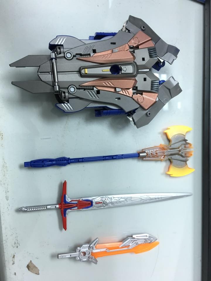 Transformers News: In-Hand Images of Takara Tomy Transformers: The Last Knight TLK-15 Calibur Optimus Prime