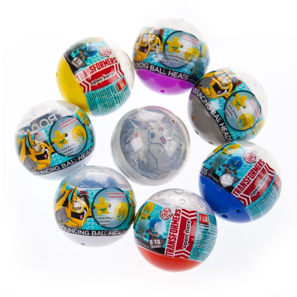 Transformers News: Transformers Party Bag Fillers: Bouncing Ball Heads