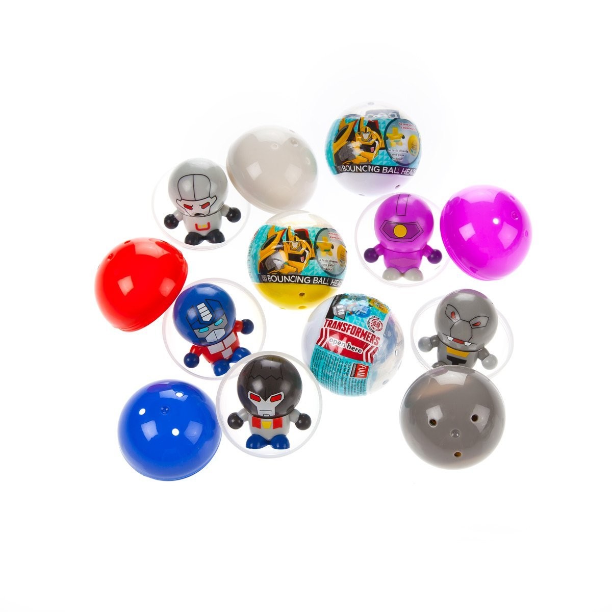 Transformers News: Transformers Party Bag Fillers: Bouncing Ball Heads