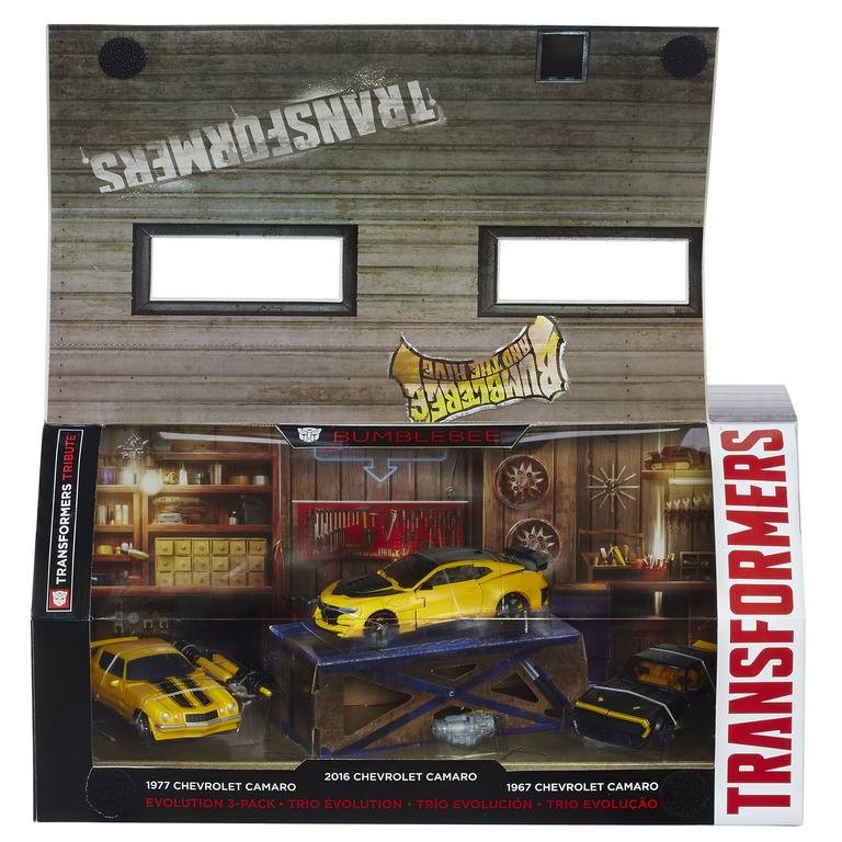 Transformers News: Official Images and Packaging Revealed for Transformers Tribute Bumblebee Three Pack