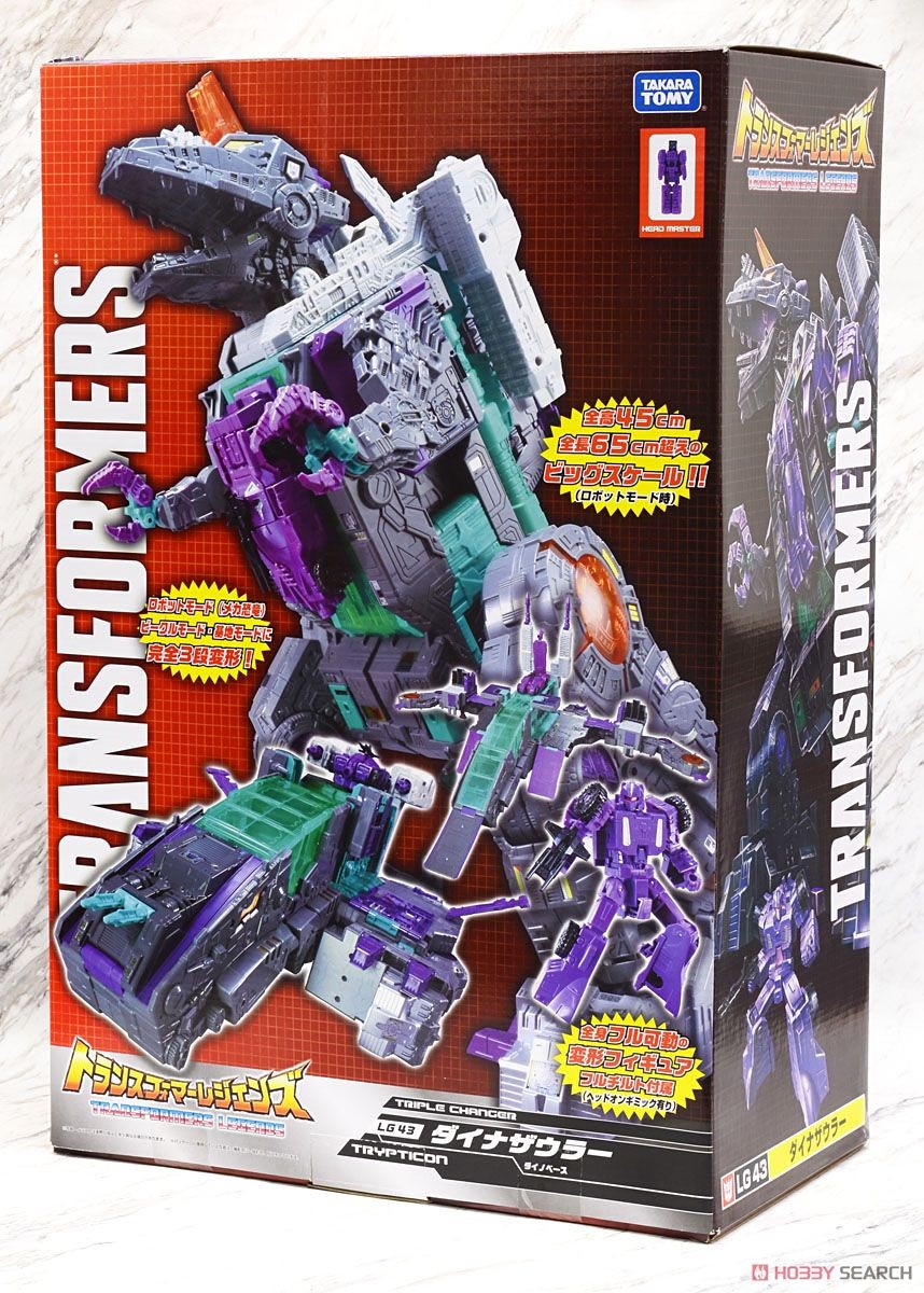 Transformers News: Official Package Art for Takara Tomy Transformers Legends LG-43 Dinosaurer (Trypticon)