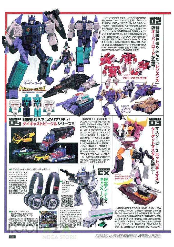 Transformers News: More Images of Takara Tomy Transformers Legends Clone Bot Set, Blitzwing, Overlord